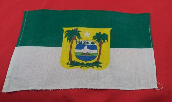 Arte . Bandeira do Estado do Paraná, vintage, confeccionada em foto 4