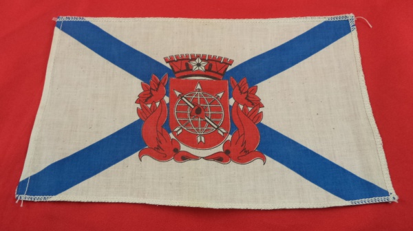 Arte . Bandeira do Estado do Paraná, vintage, confeccionada em foto 6