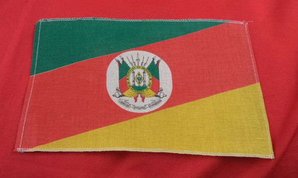 Arte . Bandeira do Estado do Paraná, vintage, confeccionada em foto 7