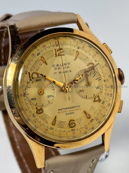 Relogios . Ouro 18k 750 - Omega 1950 - Relógio 265 Gold Star - Ref foto 4