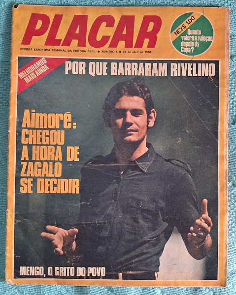 Joias . Edição número 1 da Revista Placar, lançada originalment foto 1