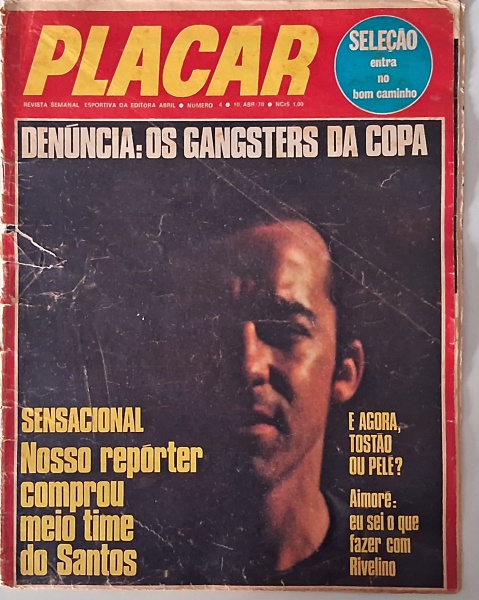 Joias . Edição número 1 da Revista Placar, lançada originalment foto 4