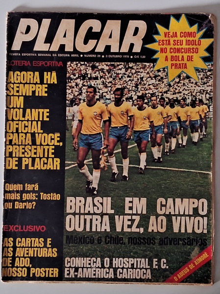 Joias . Edição número 1 da Revista Placar, lançada originalment foto 7