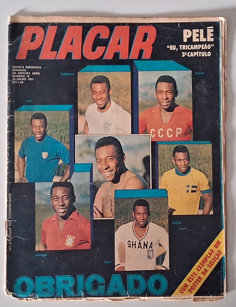 Joias . Edição número 1 da Revista Placar, lançada originalment foto 8
