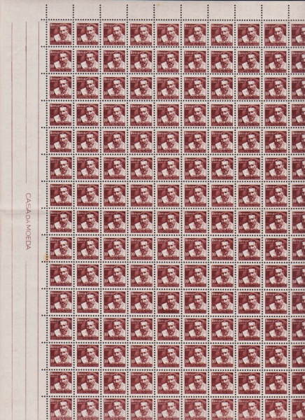 Joias . Brasil 1965 - Selo regular Gonçalves Dias em folha comp foto 7