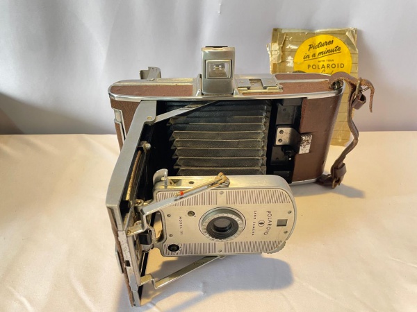 Joias . Polaroid Land Camera Model 95, rara câmera fotográfica instantânea vintage ...