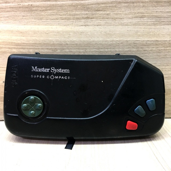 Joias . Console Master System Super Compact, funcionando em testes iniciais, no estado, ...