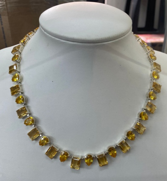 Joias . Pulseira Riviera com turmalina, água marinha, ametista, foto 3