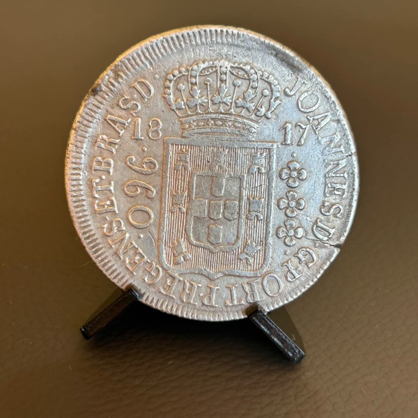 Joias . Brasil - 960 Réis De 1818R, Prata, Patacão - MBC foto 1