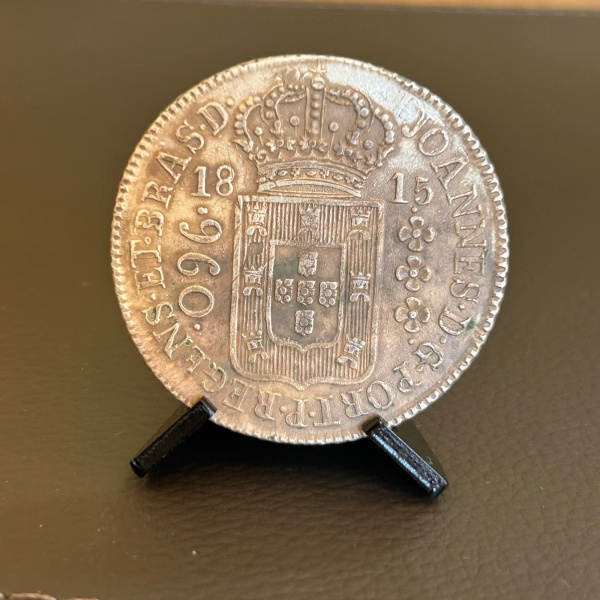 Joias . Brasil - 960 Réis De 1818R, Prata, Patacão - MBC foto 3