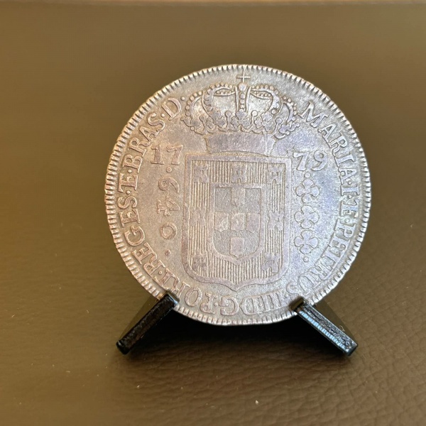 Joias . Brasil - 960 Réis De 1818R, Prata, Patacão - MBC foto 4