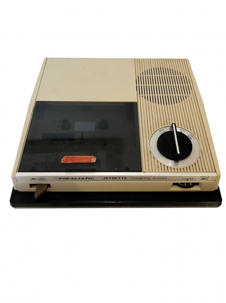 Joias . Toca-Fitas Portátil Realistic Jetsette Vintage anos 70, playback only. ...
