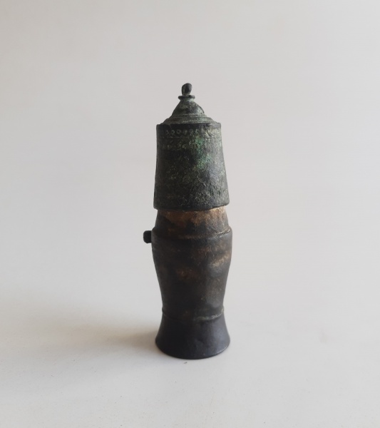 Arte . Século XIX - Antiqüíssima colher escumadeira de engenho foto 5