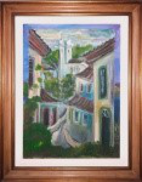 Arte . EMILIANO DI CAVALCANTI, MULATA, ÓLEO SOBRE TELA 45 X 33 foto 1