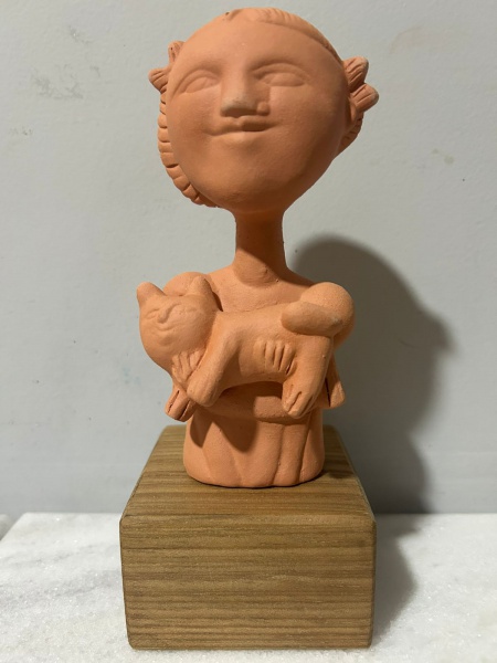 Joias . ESCULTURA EM BRONZE PATINADO, SOBRE BASE DE MARMORE, RE foto 8