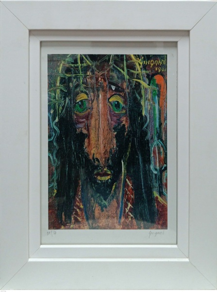 Joias . LUSTRE EM BRONZE COM 6 BRAÇOS EM MOTIVOS FLORAIS E COM foto 2