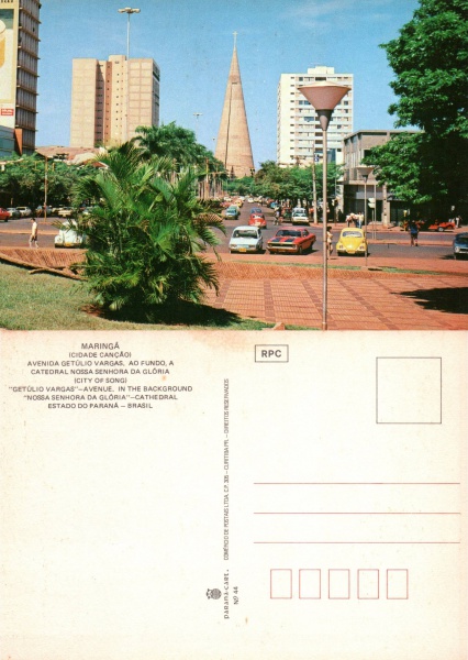 Joias . Cartão Postal Maringá, PR - Praça Napoleão Moreira da S foto 4