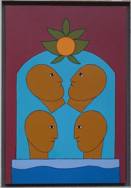 Arte . ANTONIO MAIA - Ex votos - AST - Medidas tela: 73x50 - Medidas moldura: 79x56