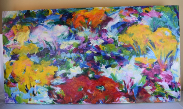 Arte . Milton Schaefer, óleo sobre tela, série Jardim Secreto, Picada Café, 2012 -med. ...