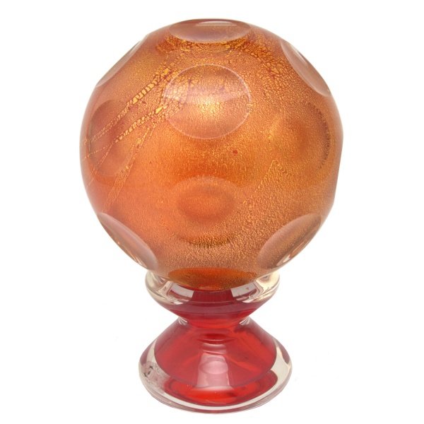 Joias . RENE LALIQUE, France - Bowl em cristal francês liso, or foto 7
