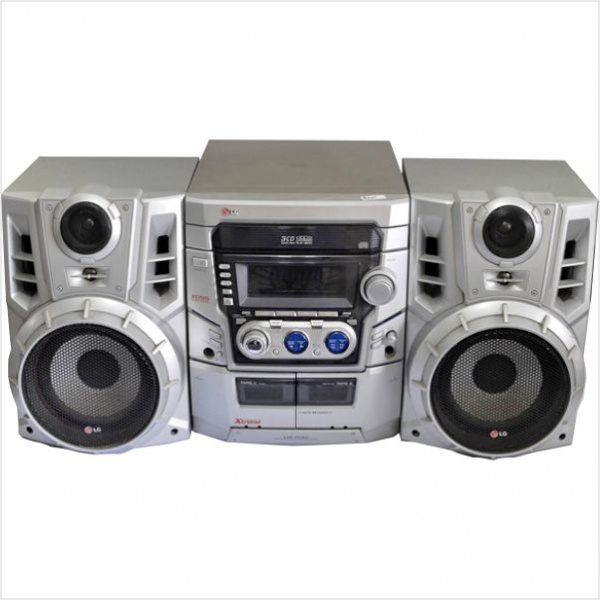 Micro System LG XDSS para 3 CDs, Dois Tape Toca Fitas,