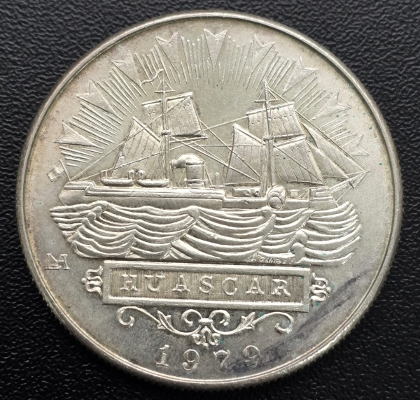 Joias . Moeda do Peru - 5000 Soles de Oro 1979 - Km276 - Edição comemorativa 100º ...