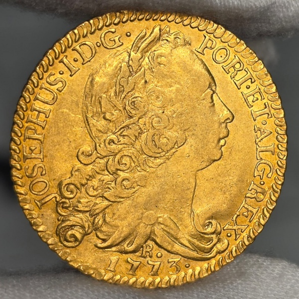 Joias . Moeda de Ouro do Brasil - 6.400 Réis 1773 R - O-441 - Ouro (.917) - 14,19 g - ...