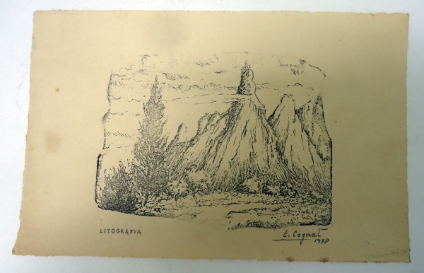 Joias . Jean Debret - Litografia Aquarelada - Transporte de uma foto 6