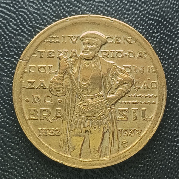 Joias . BRASIL - 640 RÉIS 1697 R - PEÇA ESCASSA E MUITO BONITA foto 7