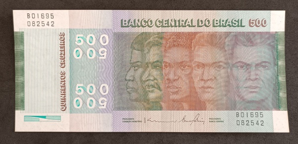 Joias . CÉDULA BRASIL - 50 000 CRUZEIROS REAIS - BAIANA - MBC/S foto 3