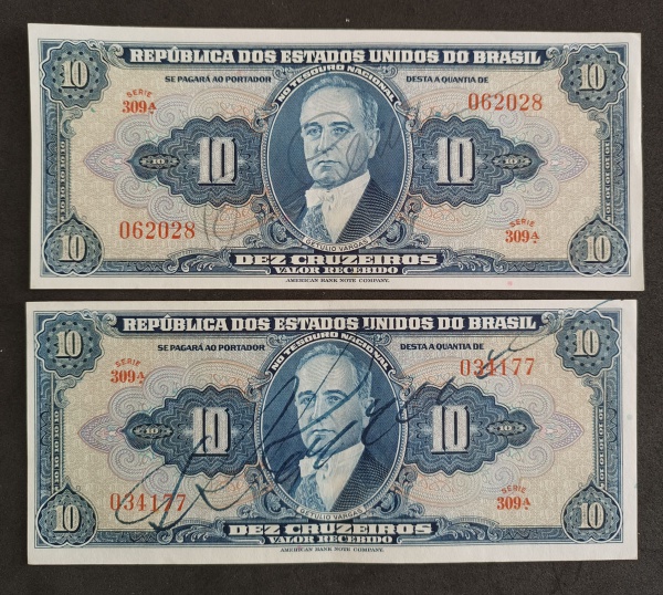 Joias . CÉDULA BRASIL - 50 000 CRUZEIROS REAIS - BAIANA - MBC/S foto 7