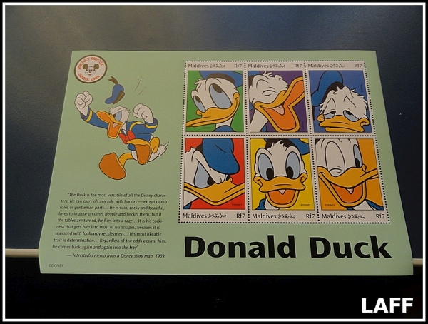 Joias . Disney - Maldives - Bloco MNH