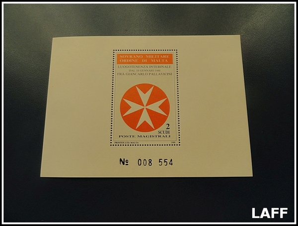 Joias . Tema diversos - Soberana Militar Ordem de Malta - Bloco MNH