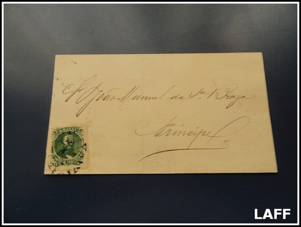 Joias . História Postal - Brasil - Sobrecarta circulada interna (Vila do Príncipe) com ...