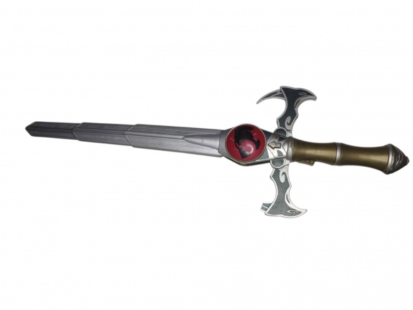 Joias . Espada Thundercats Bandai rara falta a tampa da bateria sem testes, 58 cm aberta
