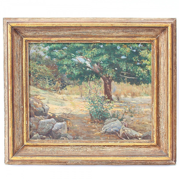 Lote 122 EDGAR WALTER (1917 - 1944) - "Paisagem" - OSM, assinado no CIE, ... Valor atual: R$ 600,00
