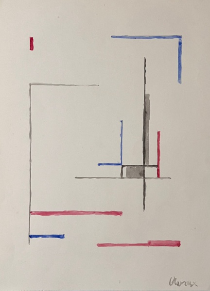 Arte . Rubem Valentim, acrílico sobre tela, 70 X 50 cm, assina foto 1