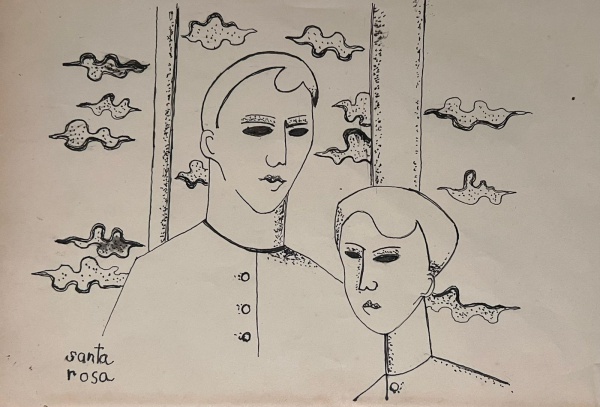 Arte . Rubem Valentim, acrílico sobre tela, 70 X 50 cm, assina foto 5