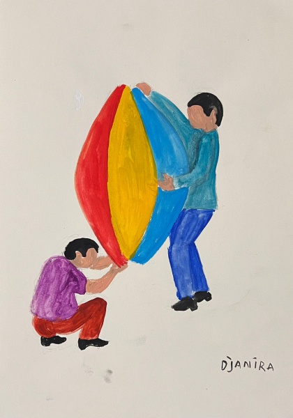 Arte . Rubem Valentim, acrílico sobre tela, 70 X 50 cm, assina foto 8