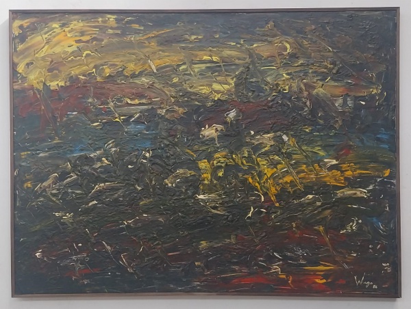 Arte . Volpi, Bandeirinhas e Mastro, tempera sobre tela, 68,5 foto 7