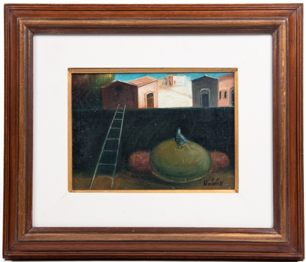 Arte . INOS CORRADIN - "IL GIOGATORE" - JOGADOR . ÓLEO foto 6