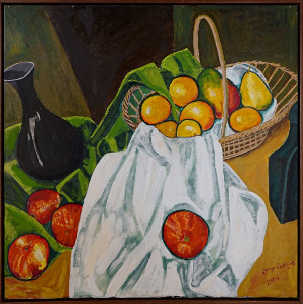 Arte . 8310 JORGE RODRIGUES - PINTURA ÓLEO SOBRE TELA - TIPO DA ASSINATURA: FEITA A ...