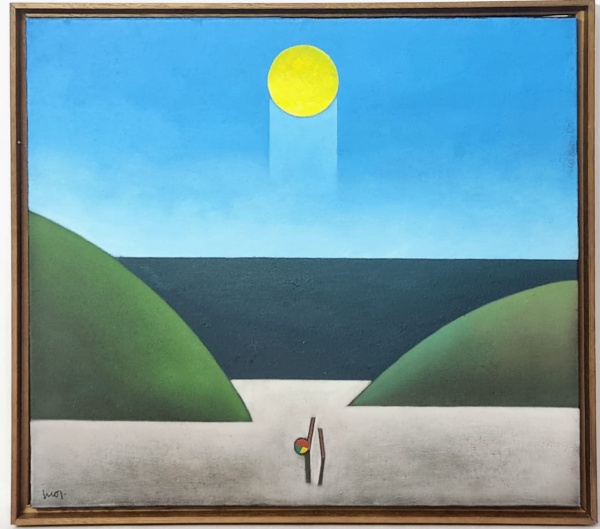 Arte . 8317 INOS CORRADIN - PINTURA ÓLEO SOBRE TELA - TIPO DA ASSINATURA: FEITA A MÃO ...