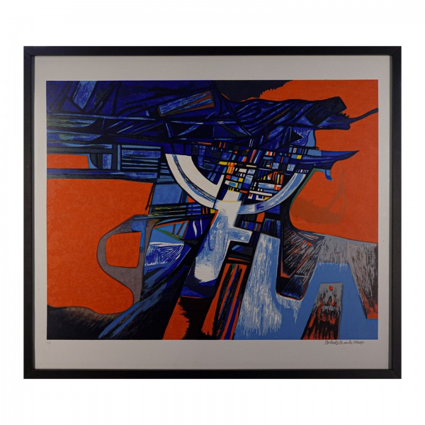 Joias . 5645 ROBERTO BURLE MARX - GRAVURA - NÚMERO DE SÉRIE: PI - TIPO DA ASSINATURA: ...