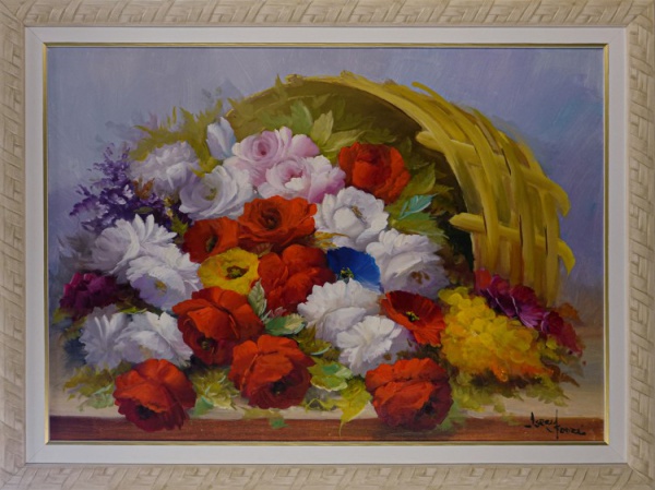 Arte . 6981 ISRAEL DE FARIA SODRÉ - PINTURA ÓLEO SOBRE TELA - TIPO DA ASSINATURA: ...
