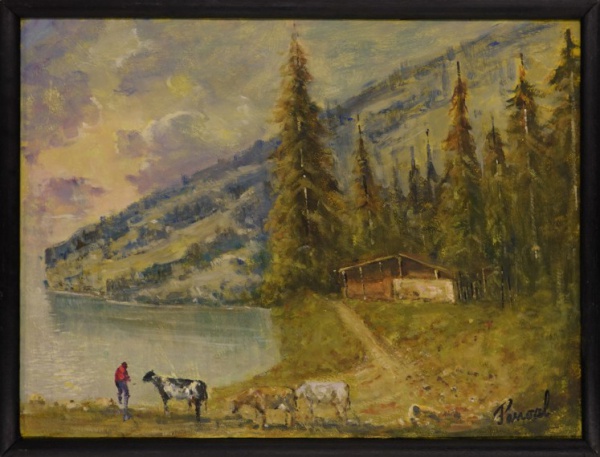 Arte . 8029 ANTONIO GARCIA PASCOAL - PINTURA ÓLEO SOBRE TELA - TIPO DA ASSINATURA: ...