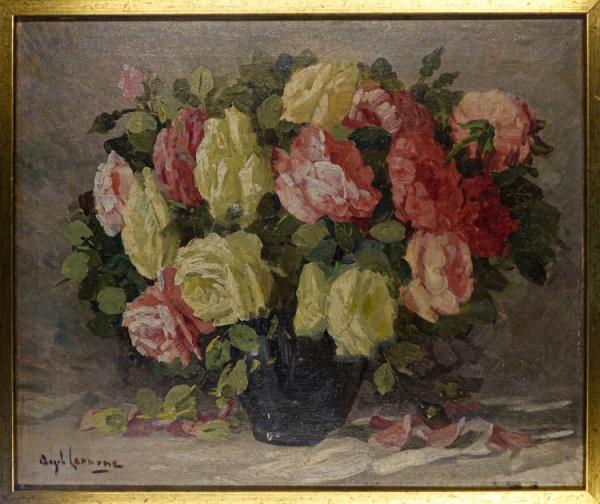 Arte . 6982 ANGELO CANNONE - PINTURA ÓLEO SOBRE TELA - TIPO DA ASSINATURA: FEITA A ...