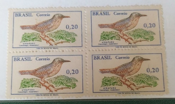 Joias . SELOS DO BRASIL - COMEMORATIVOS - RHM C-161 - QUADRA - foto 8