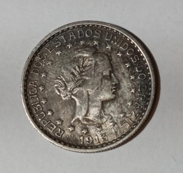 Joias . República Prata -900 Peso-20 Gramas  2.000 Réis -1907 E foto 6