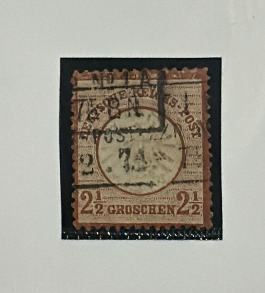 Joias . Alemanha - Ano 1872 - Nº21 - Yvert 600 Euros - RARO - D foto 3